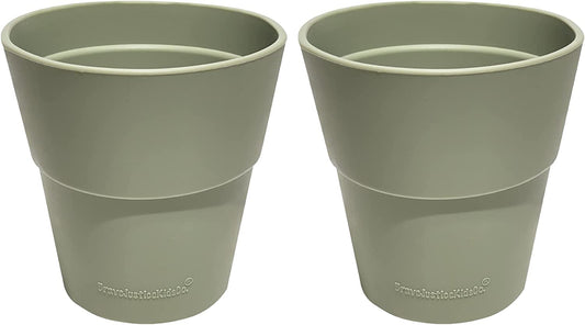 BraveJusticeKidsCo. | Toddler Silicone Gardening Pot 2 Pack Set | Children Outdoor Toys