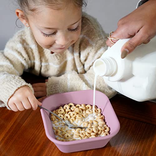 BraveJusticeKidsCo. | SiliSteel™ UnBreakabowl™ Microwave Safe Silicone Bowl | Unbreakable Dinnerware | Family All Ages