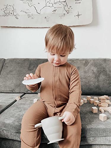 BraveJusticeKidsCo. | Snack Attack II Snack Cup | Collapsible Silicone Snack Container | Toddler and Baby Snack Catcher Lid