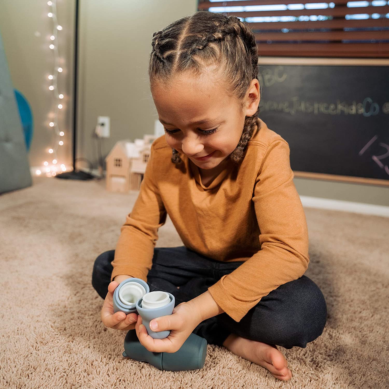 BraveJusticeKidsCo. Hide N Seek Toddler (3+) Silicone Stacking Nesting Dolls Toy : Cuddly Cubs