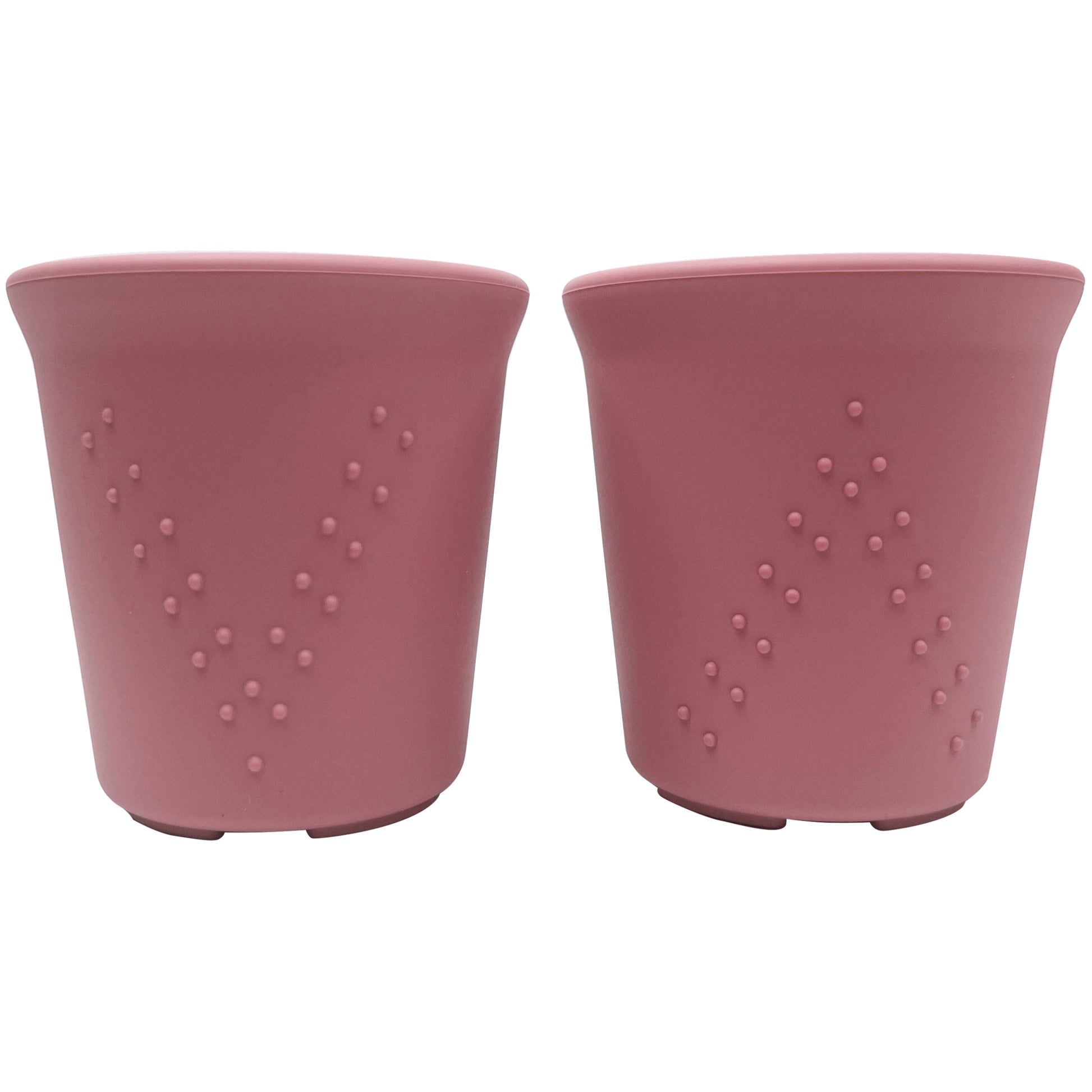 BraveJusticeKidsCo. | SiliSteel™ Drinking Cups | Kids and Toddler Silicone + Steel Dinnerware Cups (2 pack)