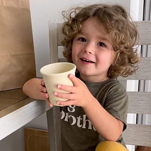 BraveJusticeKidsCo. | SiliSteel™ Drinking Cups | Kids and Toddler Silicone + Steel Dinnerware Cups