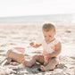 BraveJusticeKidsCo. | Silicone Summer Beach Set | Toddler Sandbox Toys | + Beach Bag