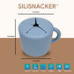 BraveJusticeKidsCo. | SiliSnacker™ Snack Cup 2 Pack | Silicone Snack Container | Toddler and Baby Snack Catcher