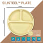 BraveJusticeKidsCo. | SiliSteel™ 3 Pack Silicone Plate for Kids and Toddlers | Baby-led feeding | Patent Pending…