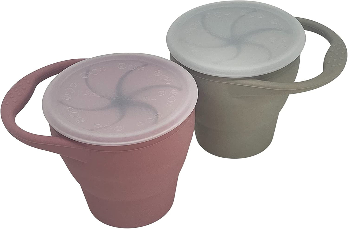 Snack Attack Baby Snack Cup | 2 pack | Collapsible Toddler Snack Cup