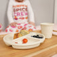 BraveJusticeKidsCo. | SiliSteel™ 3 Pack Silicone Plate for Kids and Toddlers | Baby-led feeding | Patent Pending…