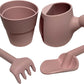 BraveJusticeKidsCo. | Toddler Silicone Gardening Set | Watering Can & Pot | Rake & Shovel